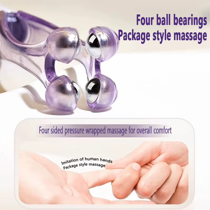 Rouleaux de massage portables pour points d'acupuncture des doigts et des mains