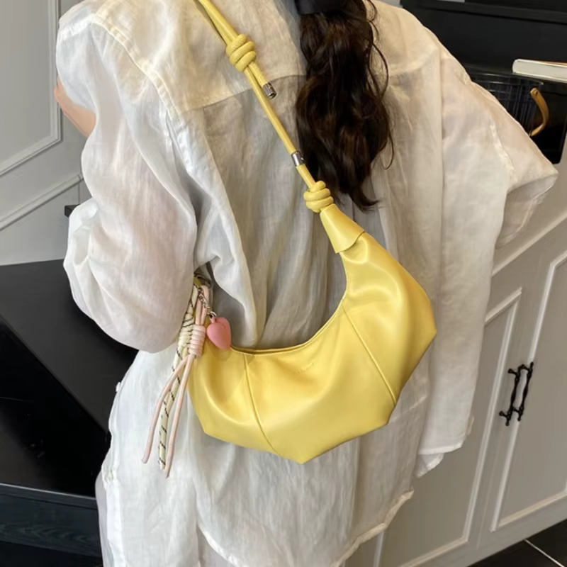Nouveau Sac à Main Élégant en Similicuir 2026 - Sac à Bandoulière en PU pour Femme, Sac Croisé, Pochette de Soirée Compacte avec Chaîne, Sac de Créateur