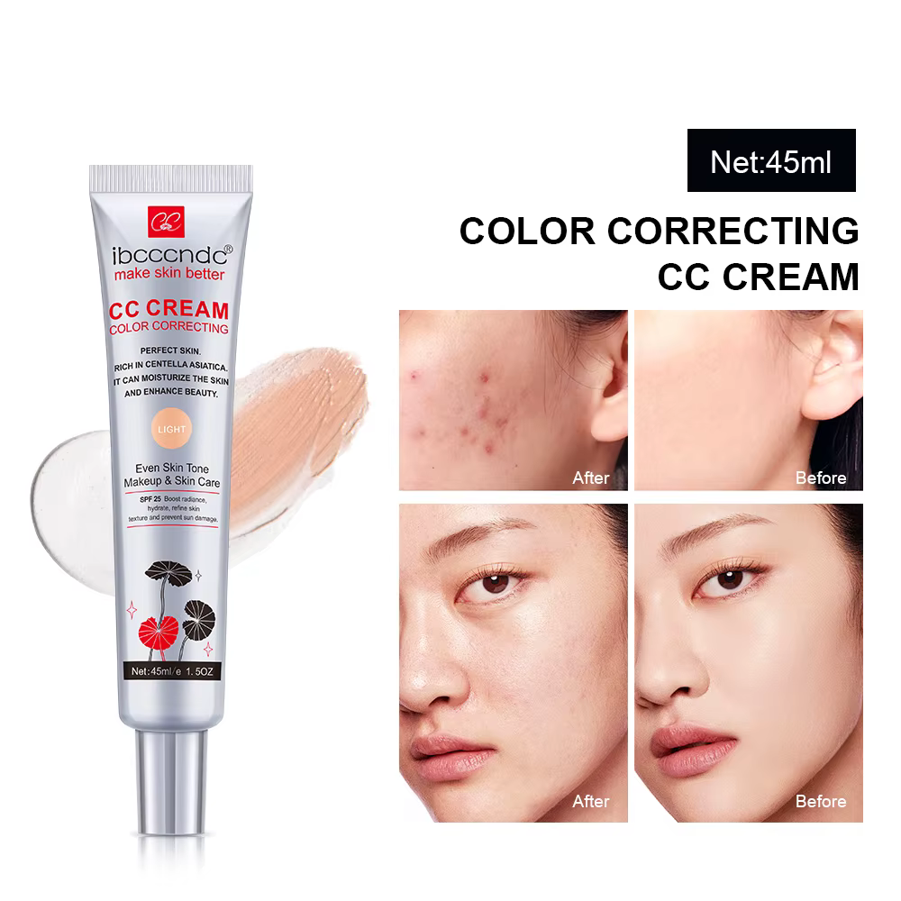 Base CC crème hydratante imperméable Anti-transpiration maquillage avant correcteur durable femmes