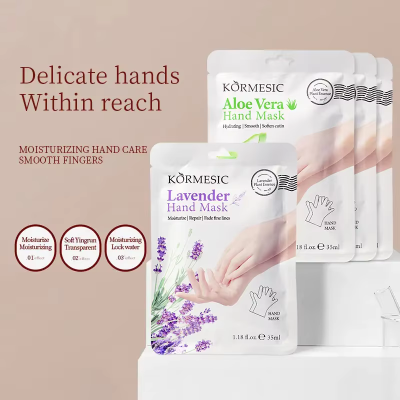 Masque pour les mains, gants hydratants pour peau sèche