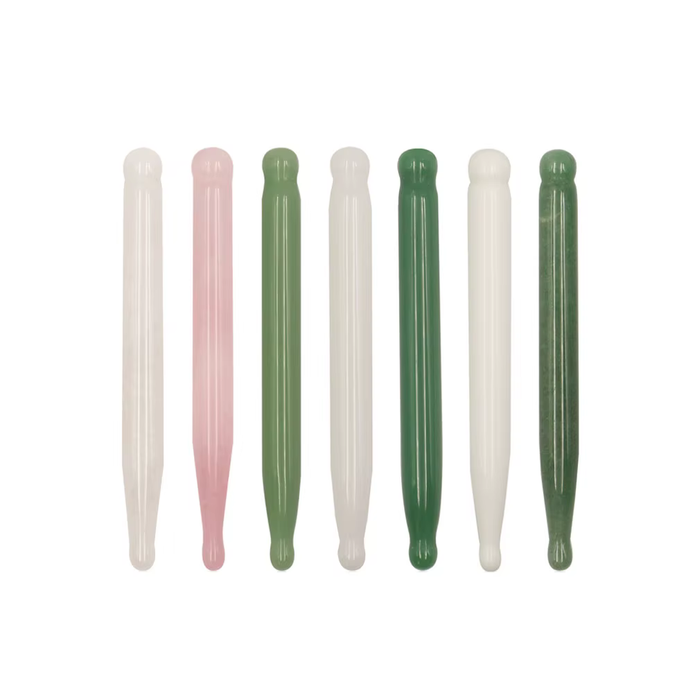 Point d'acupuncture du visage en Jade naturel