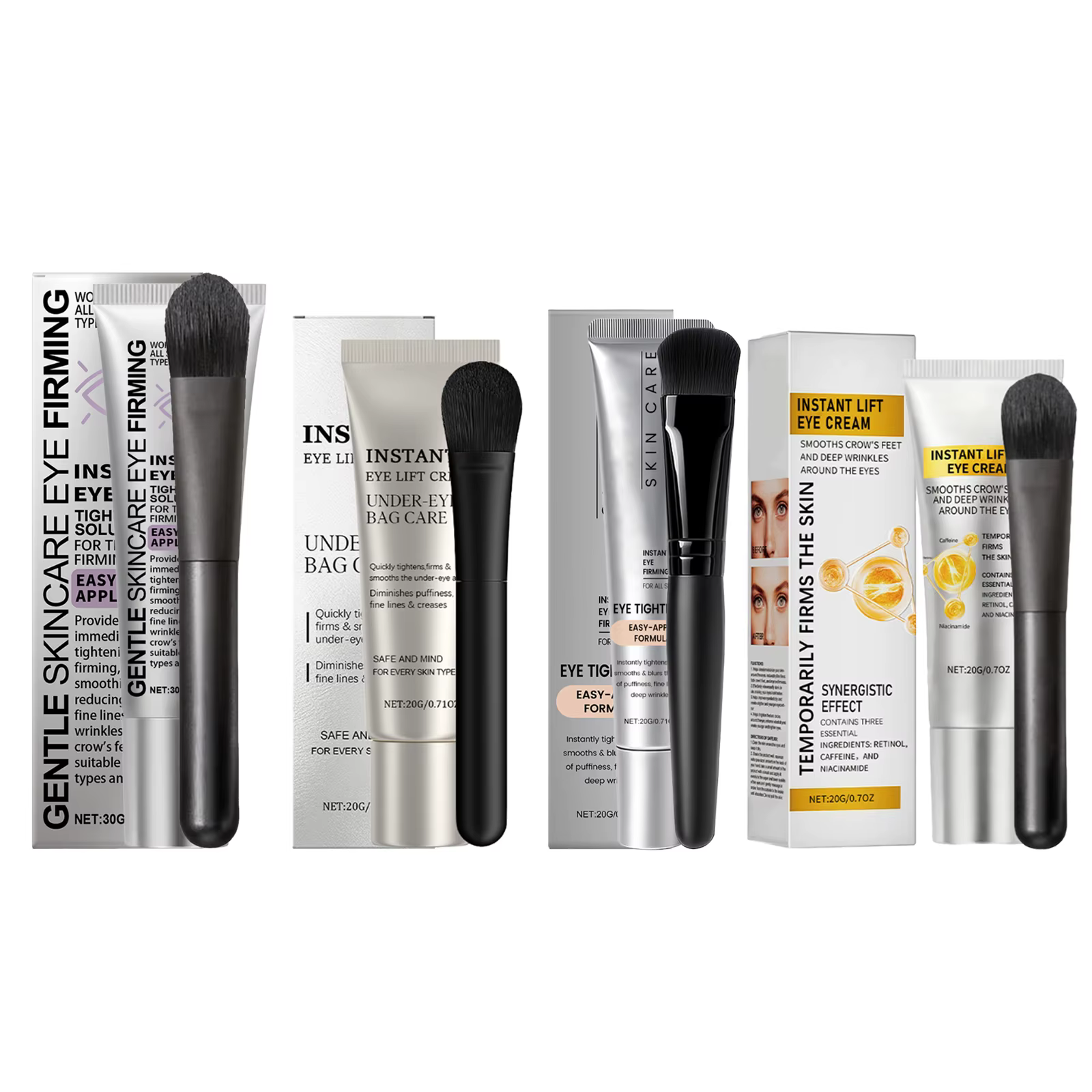 Crème de soin instantanée pour les yeux