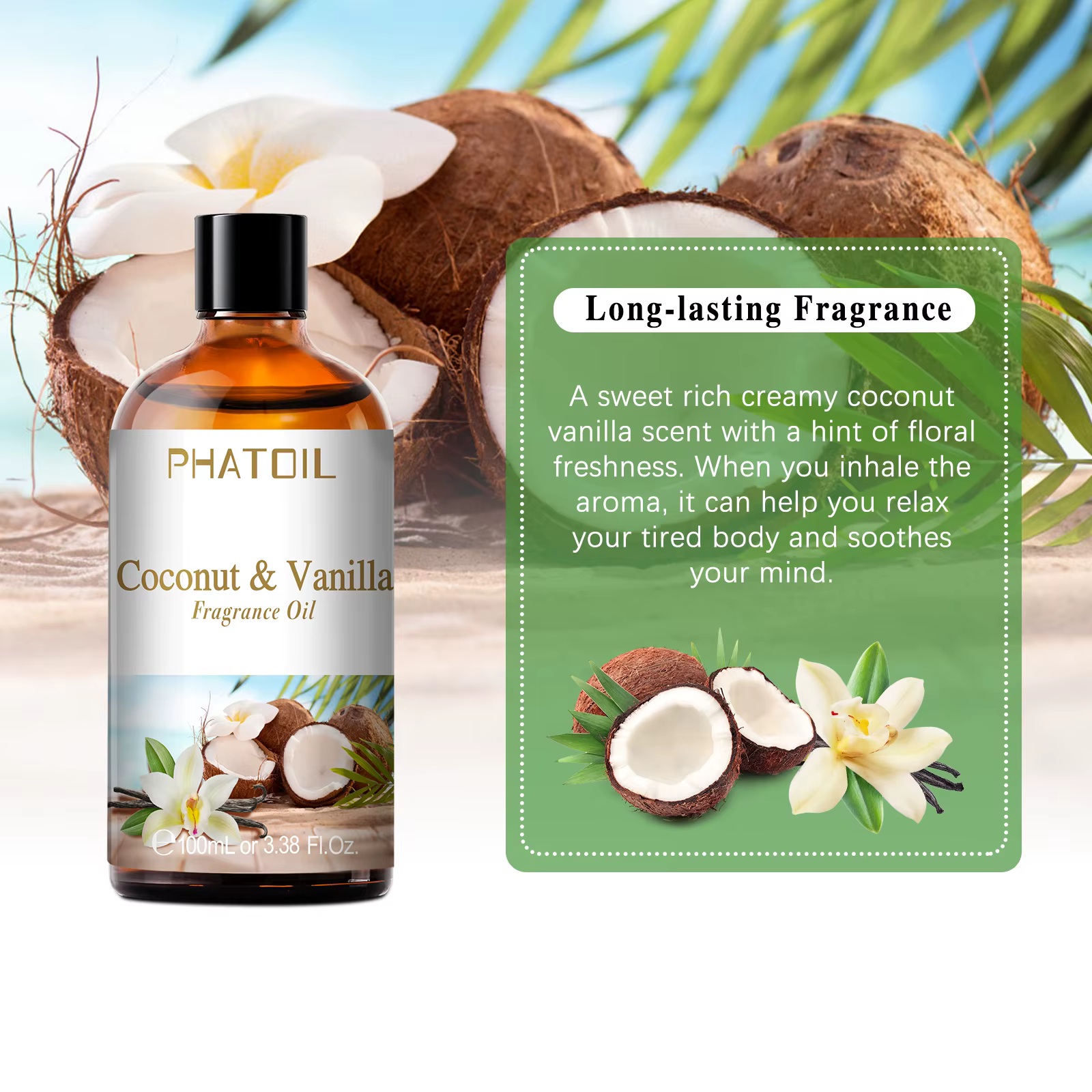 Château parfumé série Fruit avec compte-gouttes en verre