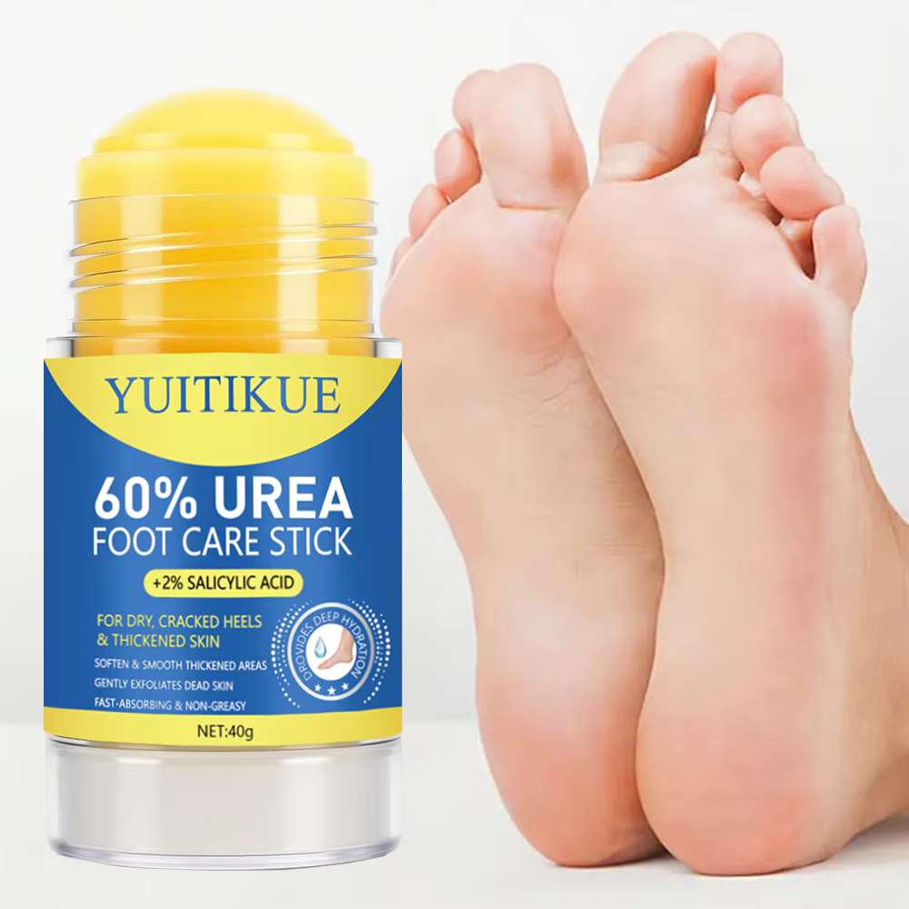 Combo de crème d'urée et de baume pour les pieds parfumé à la pêche au 60% – Réparation puissante pour les talons