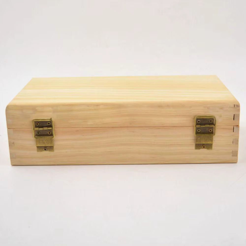 Boîte d'huile essentielle en bois