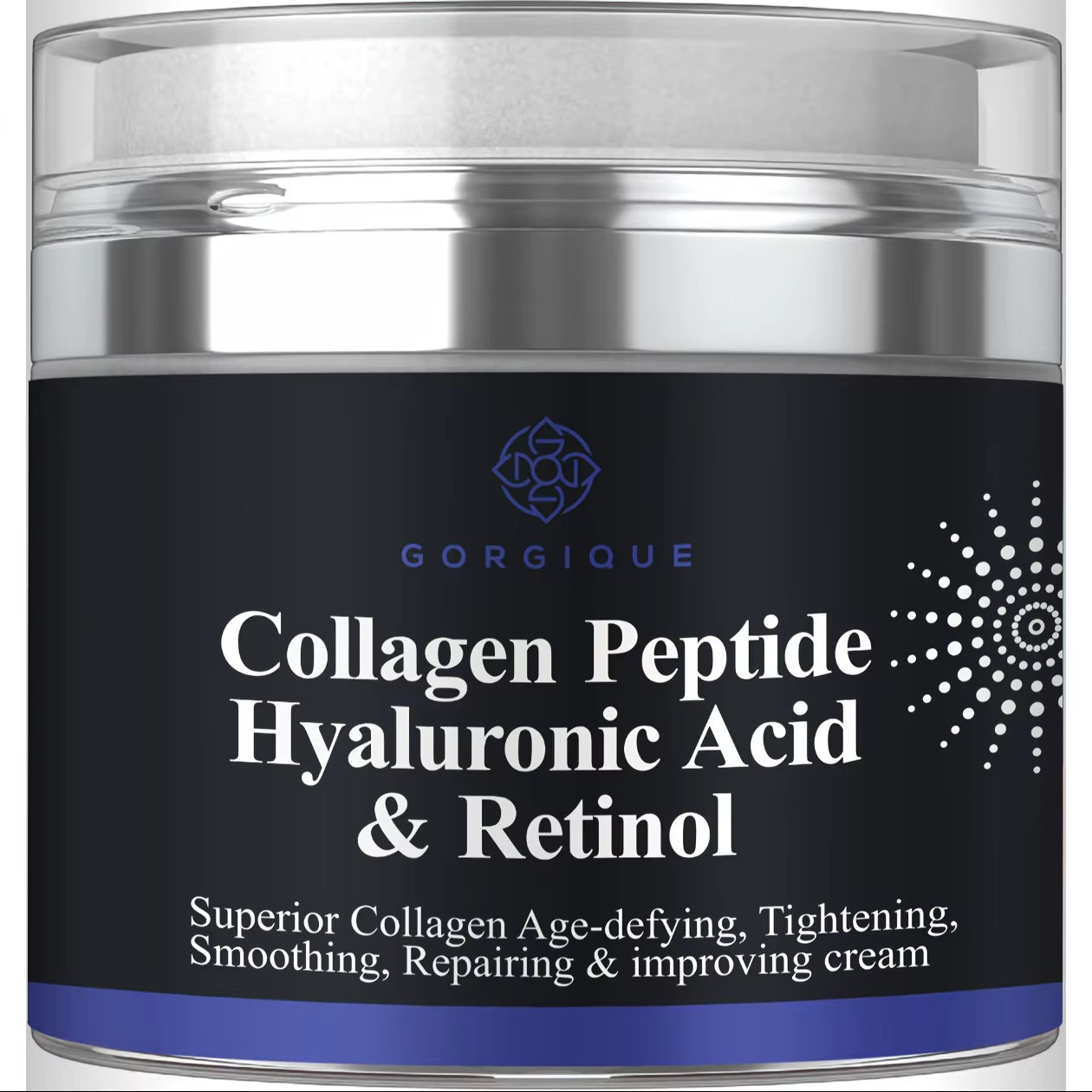 Crème peptidique au collagène
