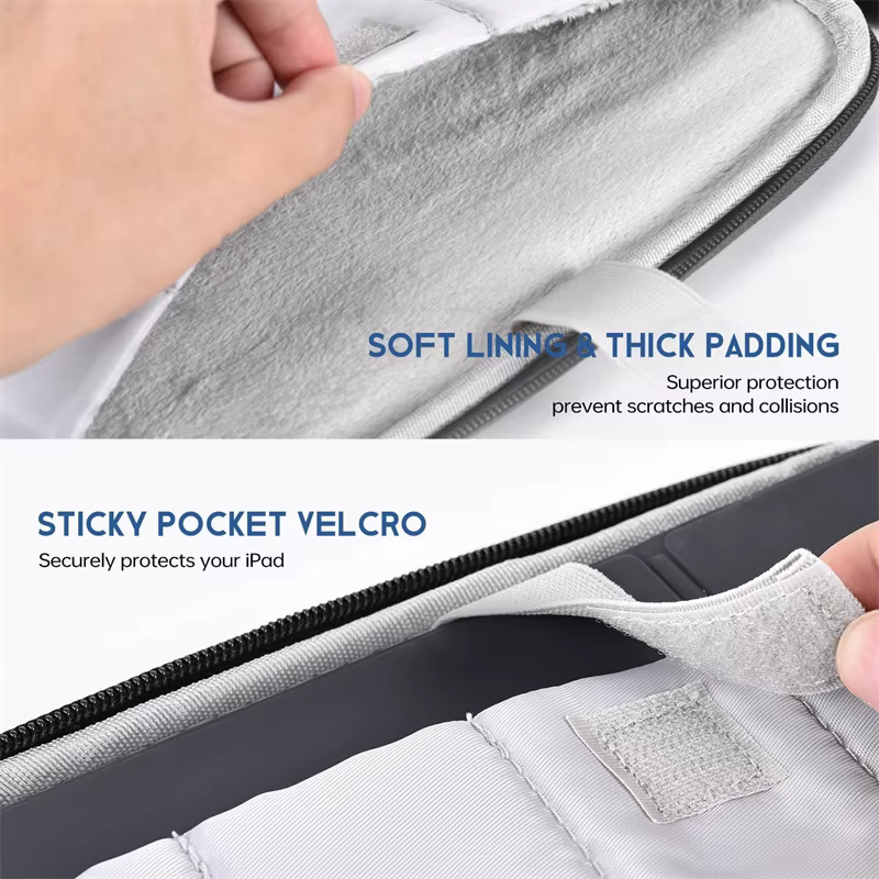 Sac pour ordinateur portable de 11 et 13 pouces avec poche avant pour ranger la batterie, la souris, grand espace, sac à main pour ordinateur portable, sac à main léger pour ordinateur portable