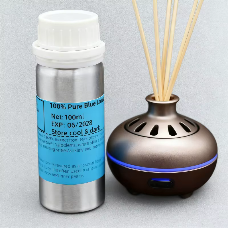 Huile de Lotus Bleu 100 % Bio | Qualité supérieure | Pour les soins de la peau