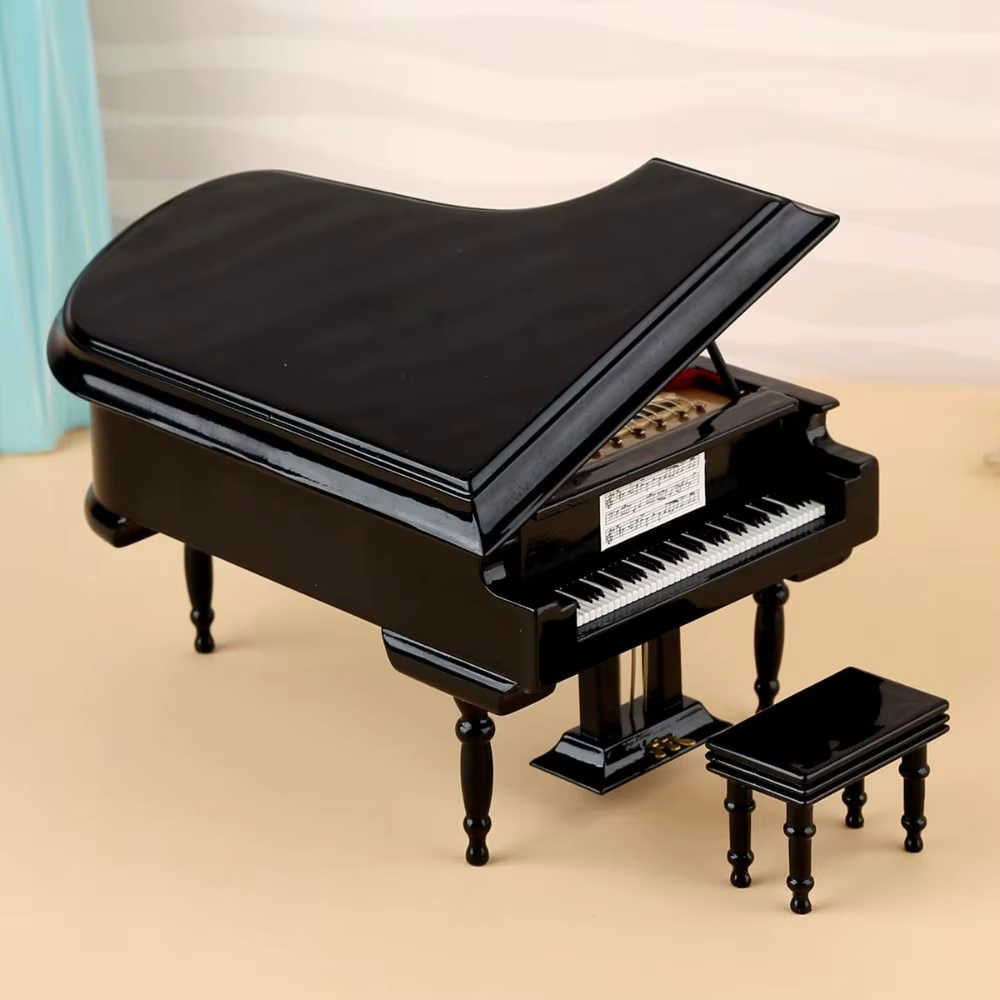 Nouveau Mini Pianos faits à la main, Instrument de musique polychrome en bois, modèle Miniature mignon