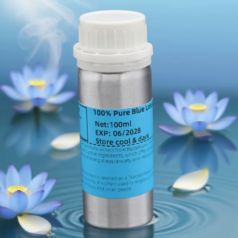 Huile de Lotus Bleu 100 % Bio | Qualité supérieure | Pour les soins de la peau