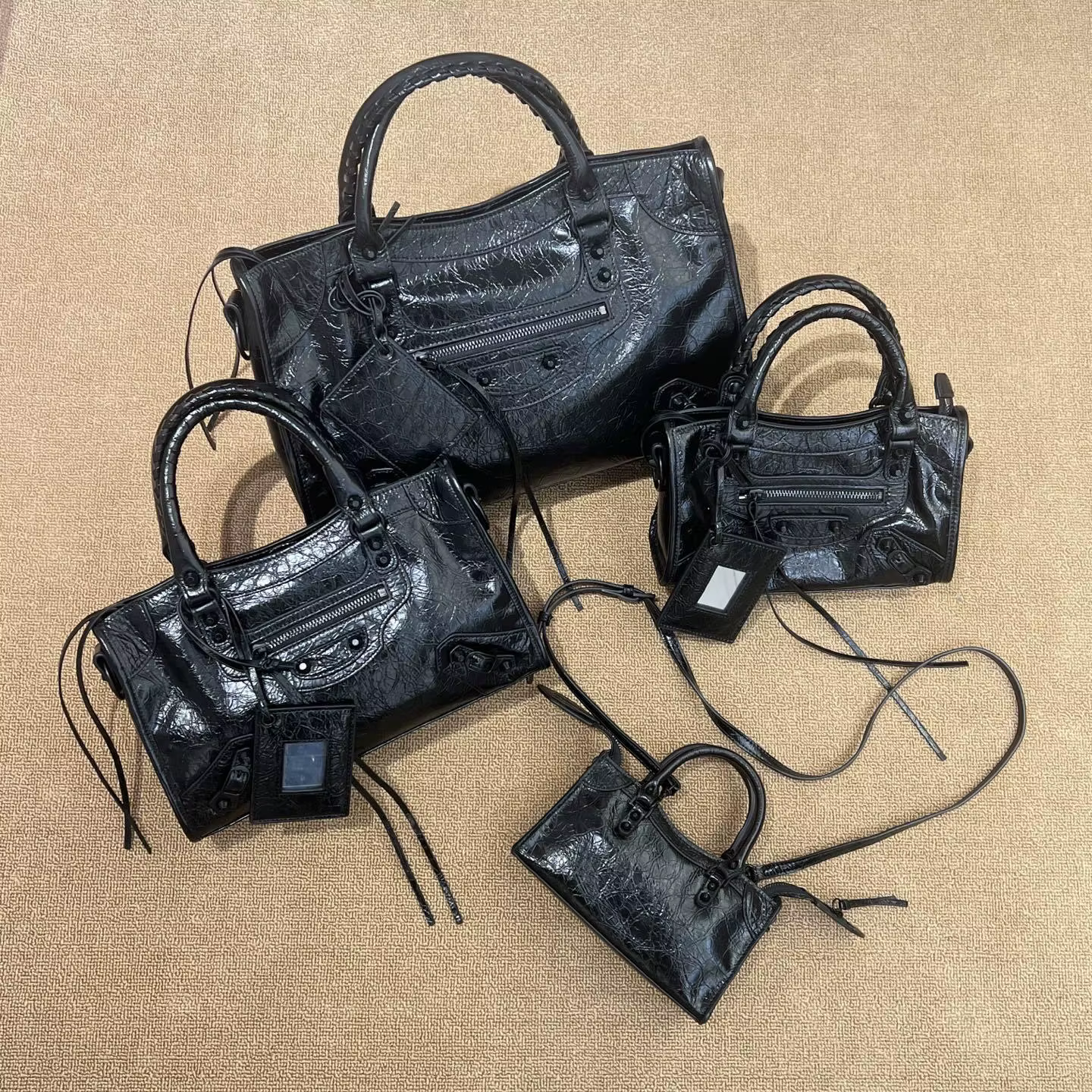 Sac fourre-tout de luxe pour femme, collection automne-hiver 2026, sac à main de ville, sac à bandoulière pour moto, grande capacité