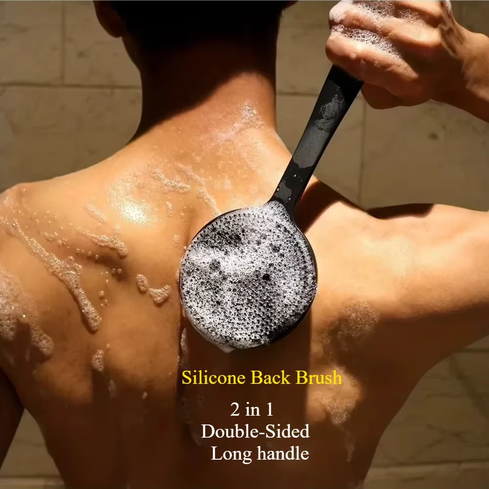 Brosse à récurer pour dos doux