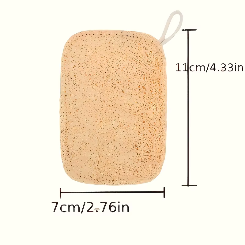 Éponges exfoliantes en luffa naturel