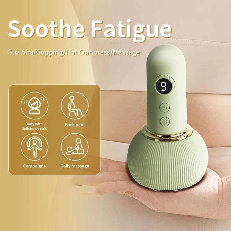 Ventouses électriques masseur ventouse sous vide GuaSha Anti Cellulite beauté santé grattage chaleur infrarouge corps minceur Massage