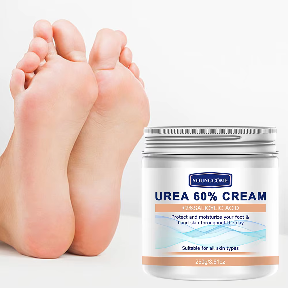 2 pièces 60% crème d'urée + 100% acide salicylique