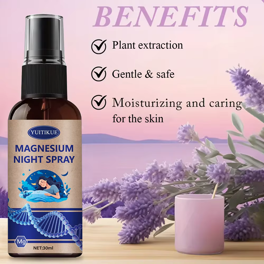 Spray de nuit en magnésium 30 ml - avec huile de lavande