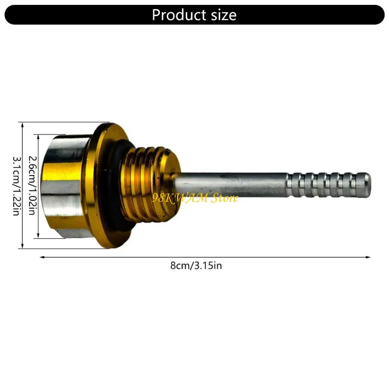 68uf moteur Crandcase Niveau niveau d'huile Gauge Propsticles Pobile jauge jauge Bouchons jauge