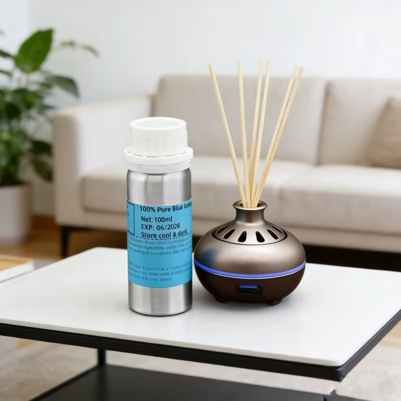 Huile de lotus bleu biologique de qualité supérieure - Grade premium pour les soins de la peau