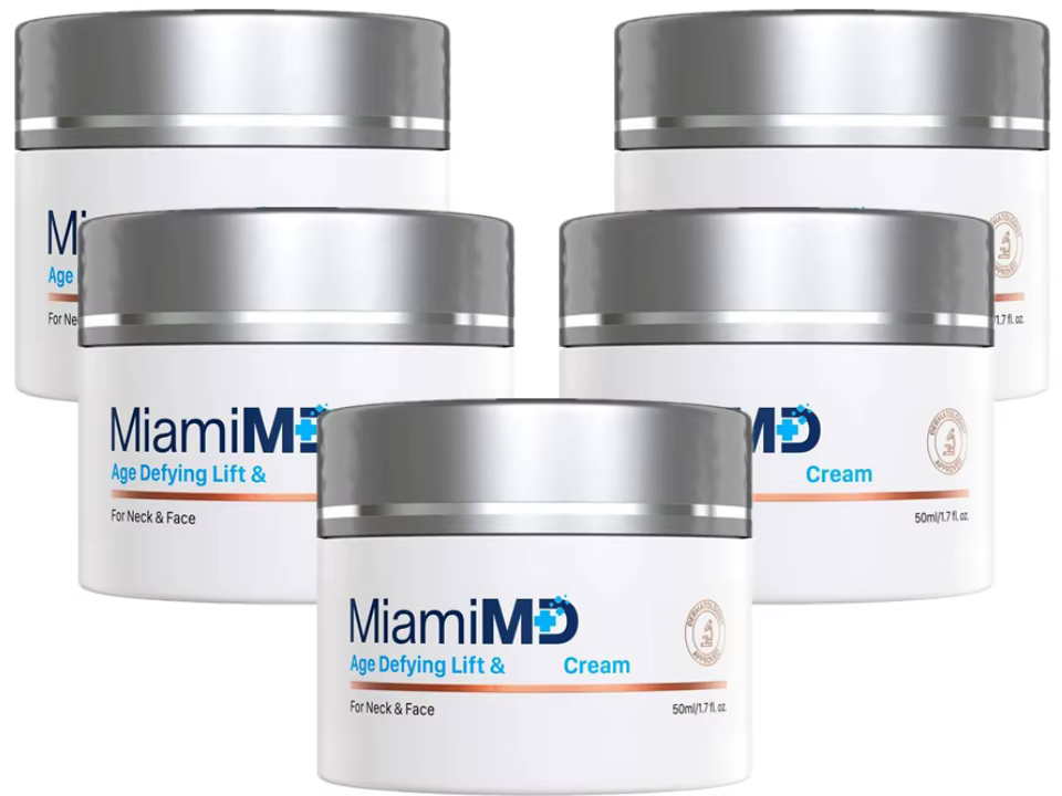 Crème pour le cou anti-âge Miami MD 50 ml, essence végétale naturelle, antioxydante, hydratante longue durée, soin liftant pour la peau