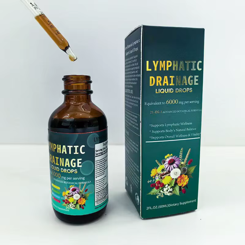 Offre Spéciale : Gouttes Liquides de Drainage Lymphatique – Formule Naturelle à Base de Plantes pour Stimuler la
