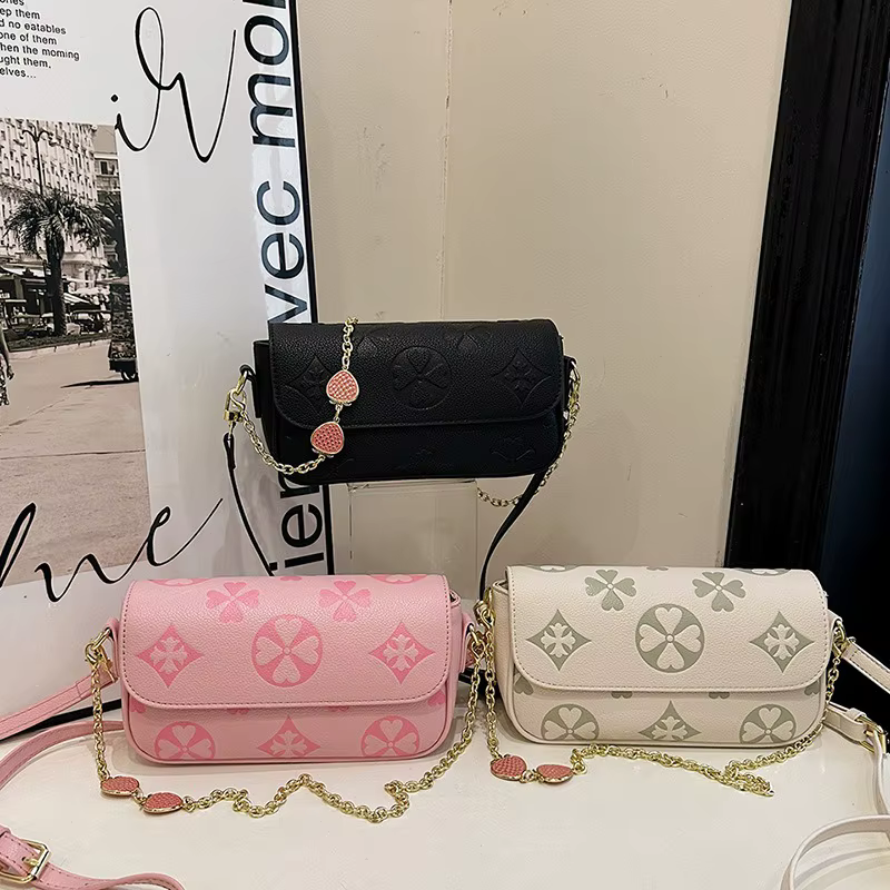 Sac à main imprimé haut de gamme 2024, nouveau sac pour femme, sac bandoulière polyvalent, sac à main tendance et à la mode