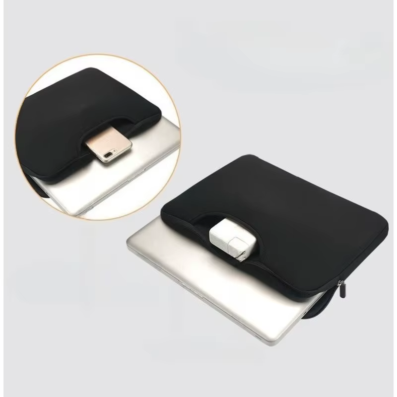 Sac à main pour ordinateur portable 13/14/15/15,6 pouces, pochette avant pouvant contenir de l'alimentation, de la souris et du grand espace