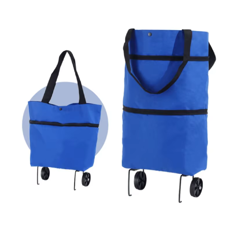Sac à main pliable 1 pièce, petit chariot de courses, grand sac de supermarché, sac portable pour courses avec dessin à la main