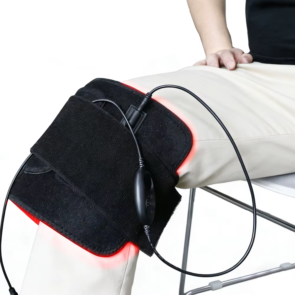 Coussin de thérapie par lumière infrarouge LED 3 en 1, enveloppant et portable pour le dos, les épaules et la taille, lumière infrarouge 660 & 850 nm, appareil de perte de poids