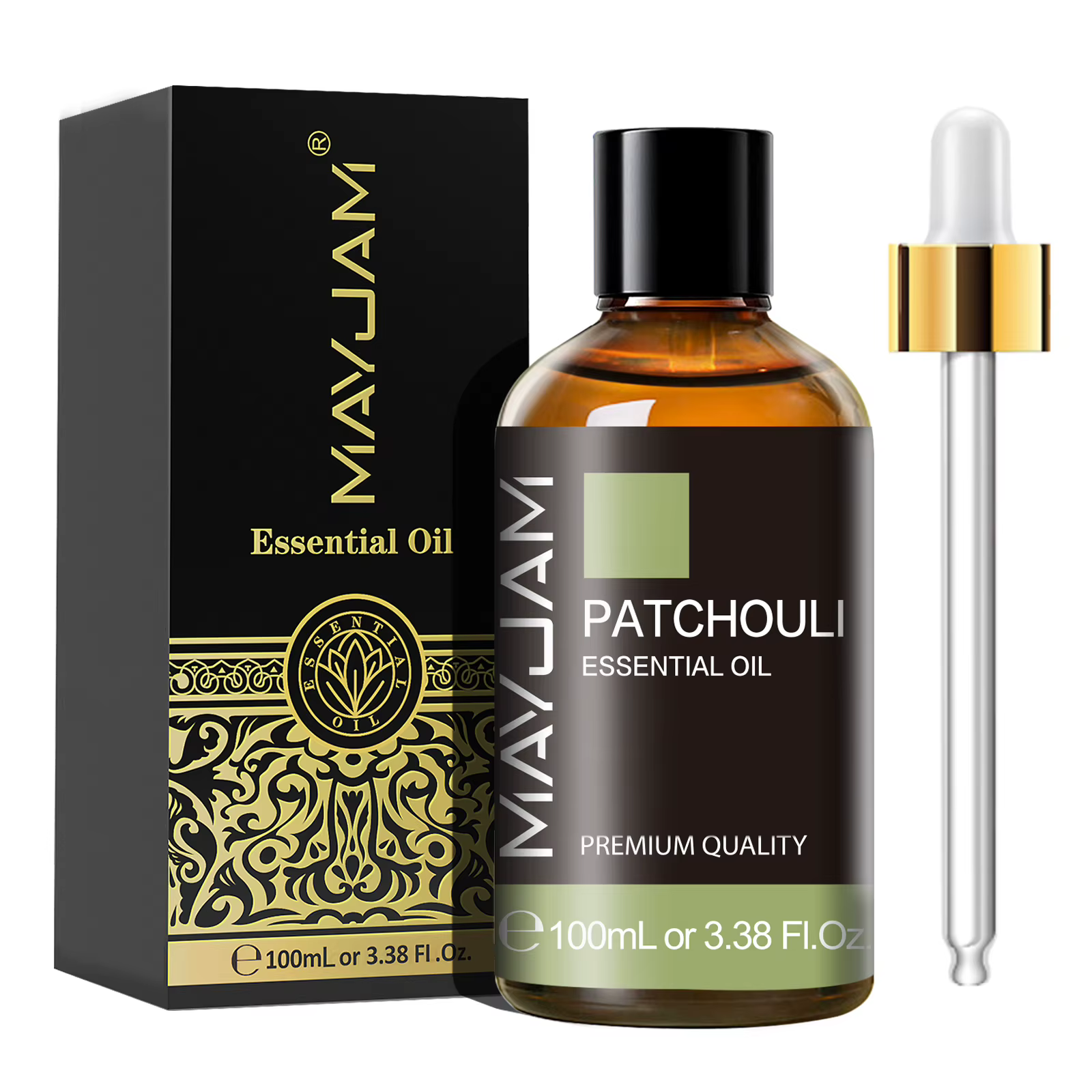 MAYJAM 1PCS Huiles essentielles naturelles de patchouli pour humidificateurs