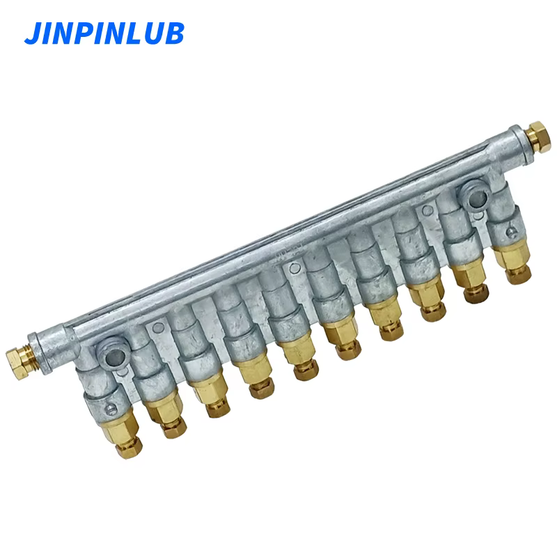 Distributeur d'huile lubrifiante volumétrique à déplacement positif de haute qualité, injecteur d'huile lubrifiante centralisé