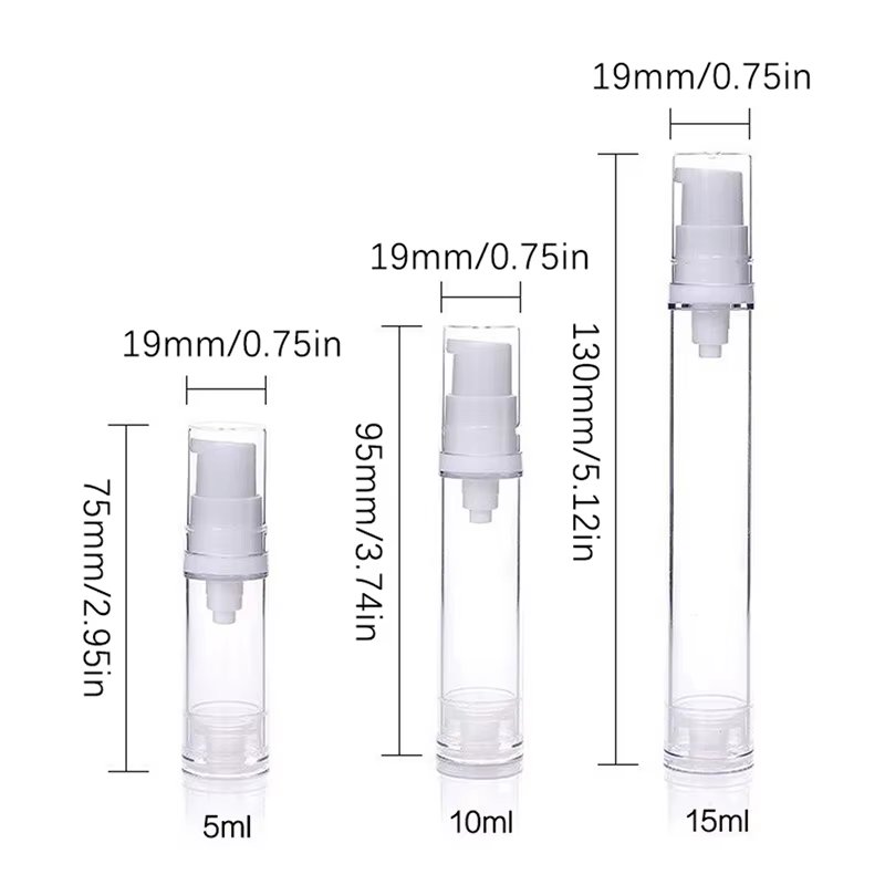 Bouteille sous vide 5/10/15ml
