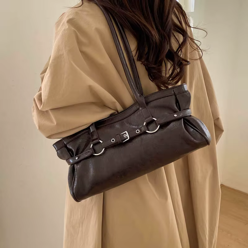 Marque femmes mode sac fourre-tout concepteur femme grande capacité sac à main de haute qualité en cuir épaule sac à bandoulière sous les bras sacoche