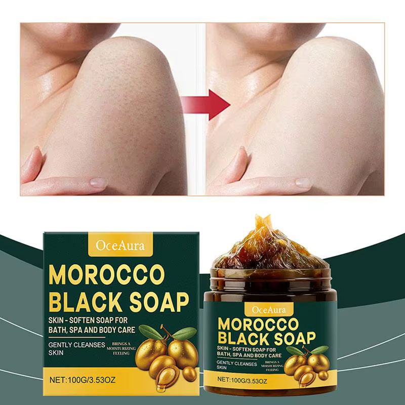 Savon noir marocain, nettoyage en profondeur