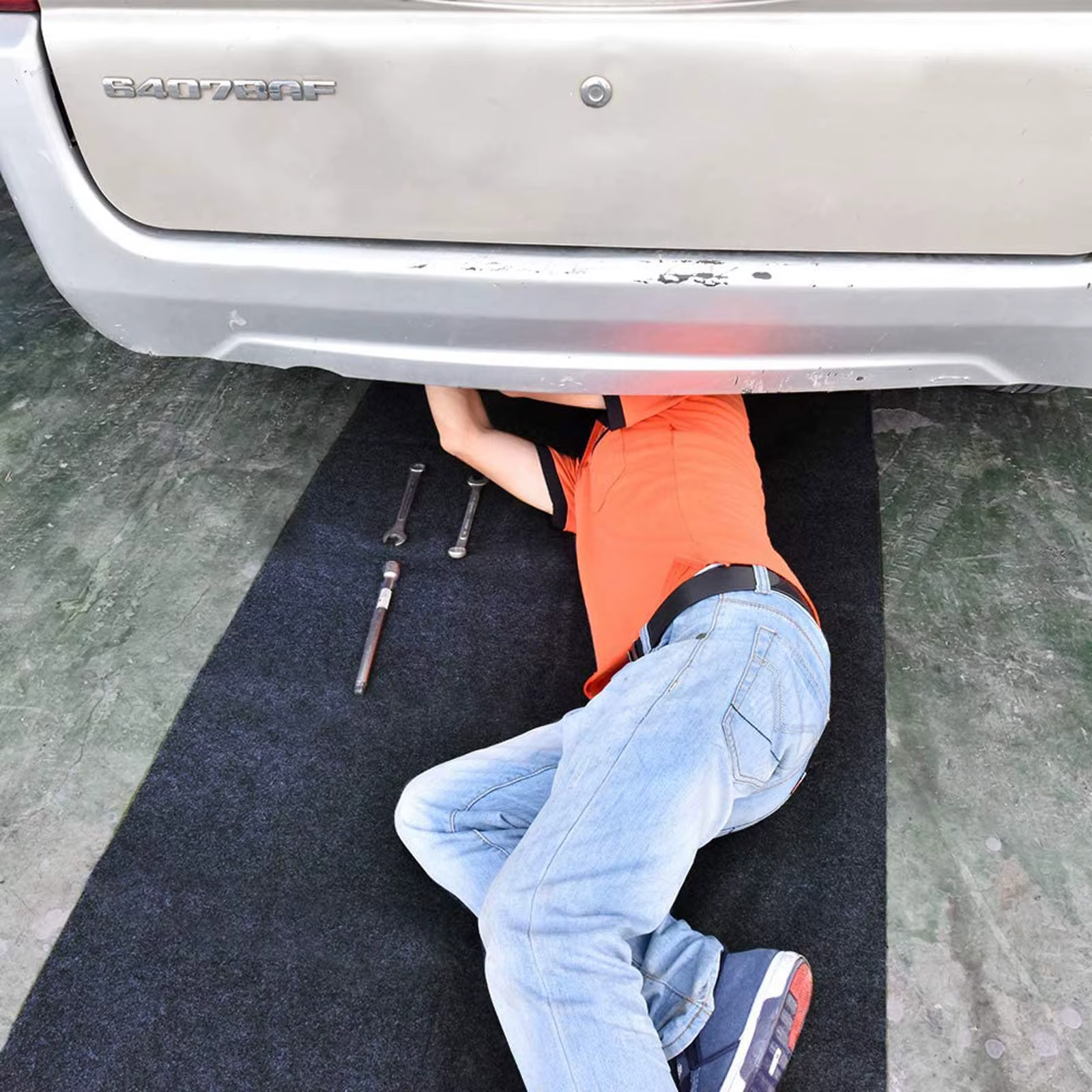 Tapis d'entretien de réparation de voiture, tampon d'huile absorbant, imperméable, lavable, feutre cisailable, réutilisable, tapis de déversement d'huile, tapis de sol de Garage
