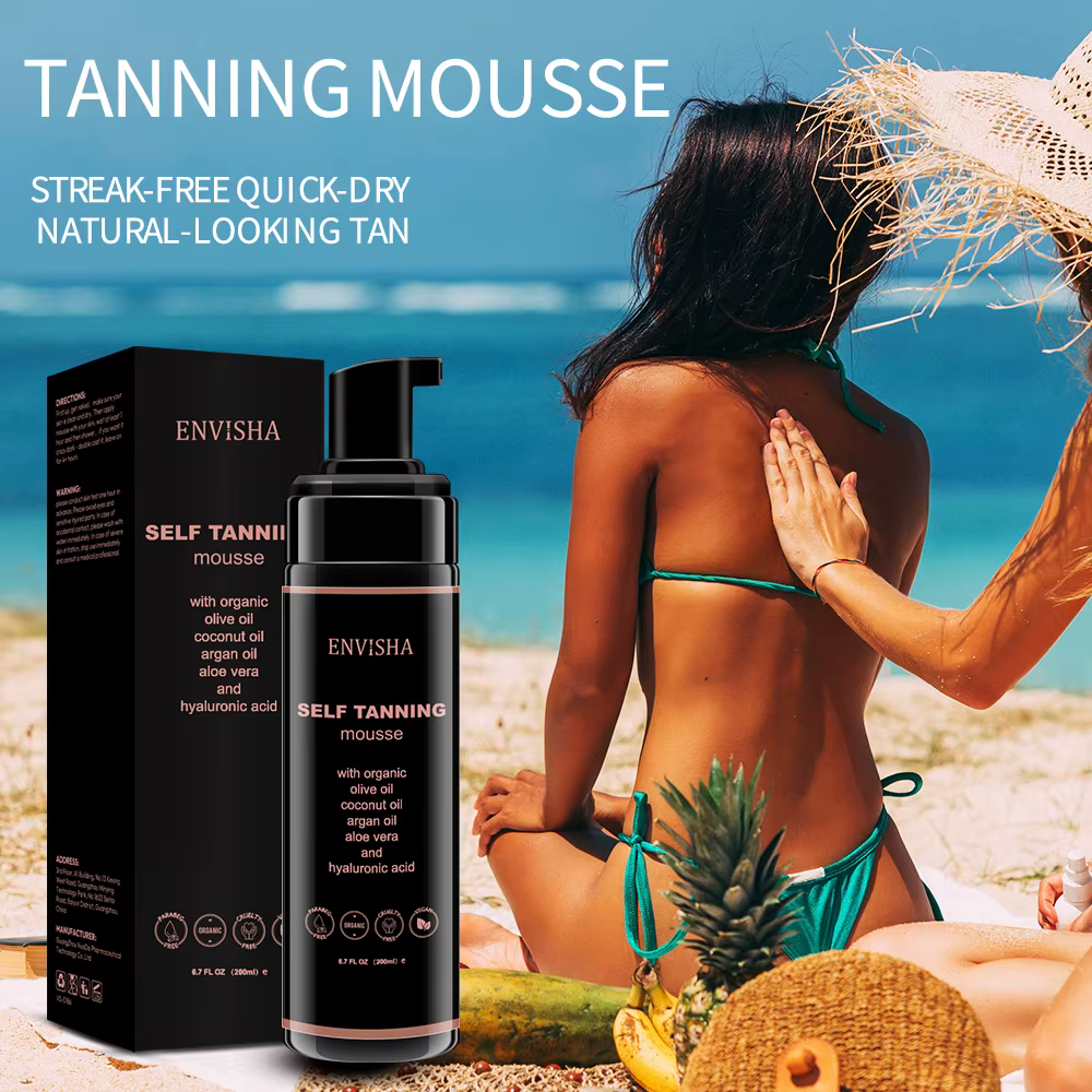 Envsha – Mousse bronzante pour le corps