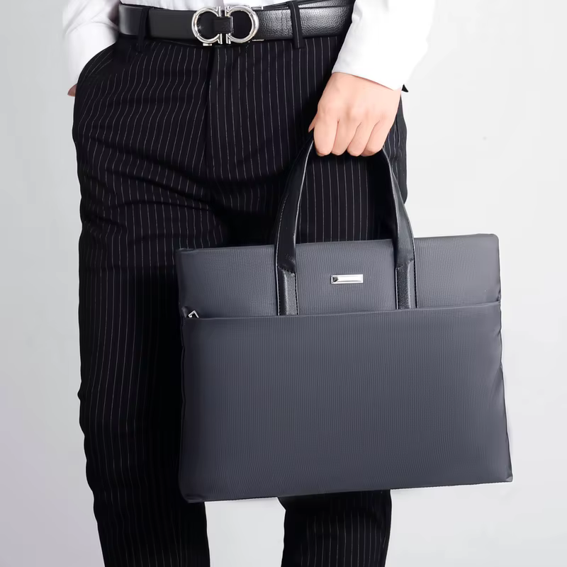 Sac fourre-tout pour ordinateur portable-sac à main de bureau d'affaires de grande capacité avec compartiment pour ordinateur portable, porte-documents sac d'ordinateur pour hommes d'affaires