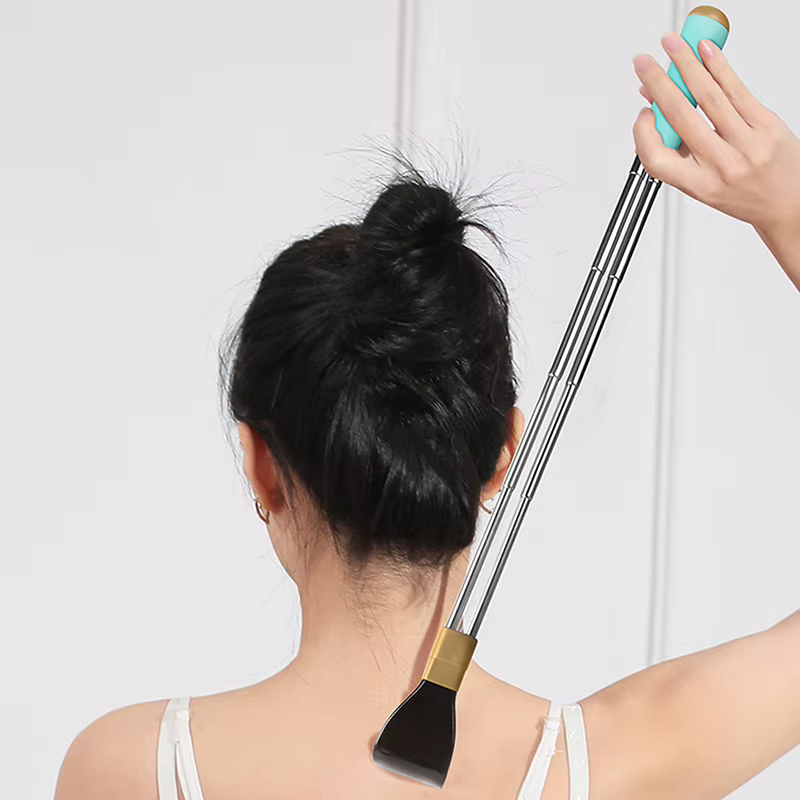 Gratte-dos télescopique Portable rétractable en acier inoxydable