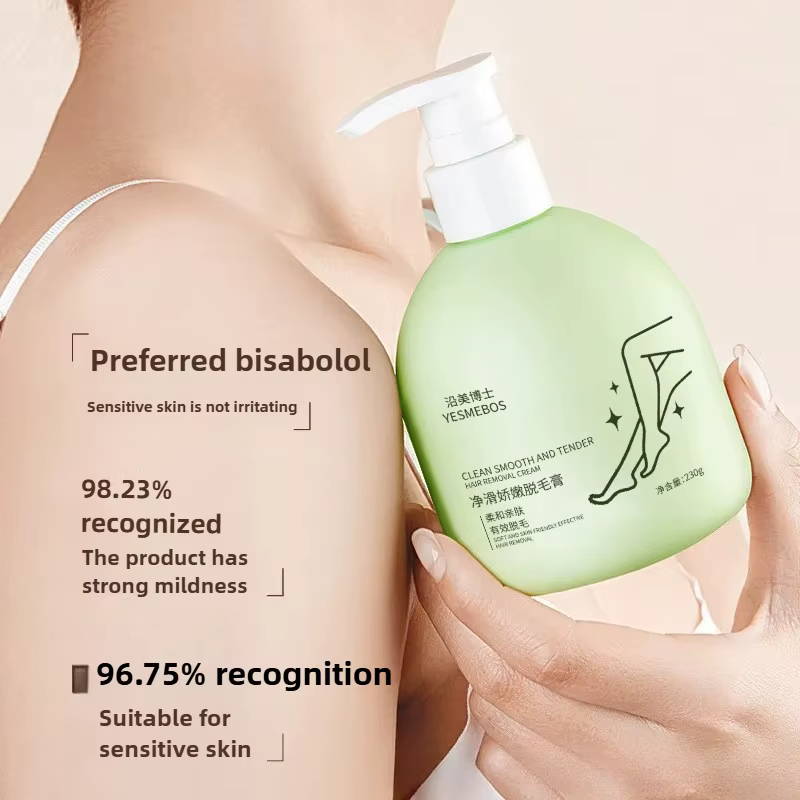 La crème dépilatoire délicate