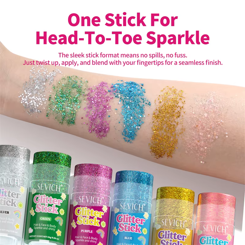 Bâton de paillettes pour le corps