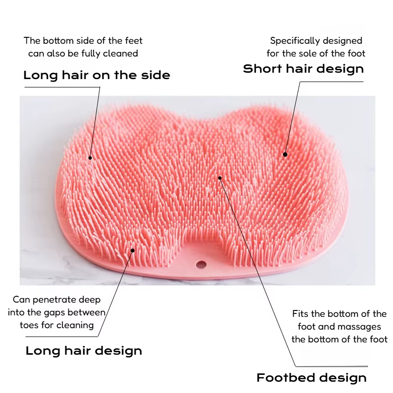 Brosse de lavage des pieds