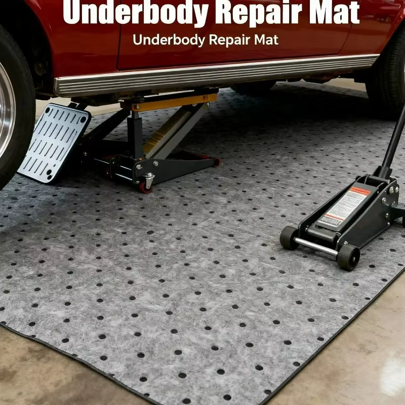 Tapis d'égouttement pour changement d'huile, tampons absorbant l'huile polyvalents pour fluides à base d'huile et à base d'eau, tapis absorbant pour poêle de Transmission de liquide