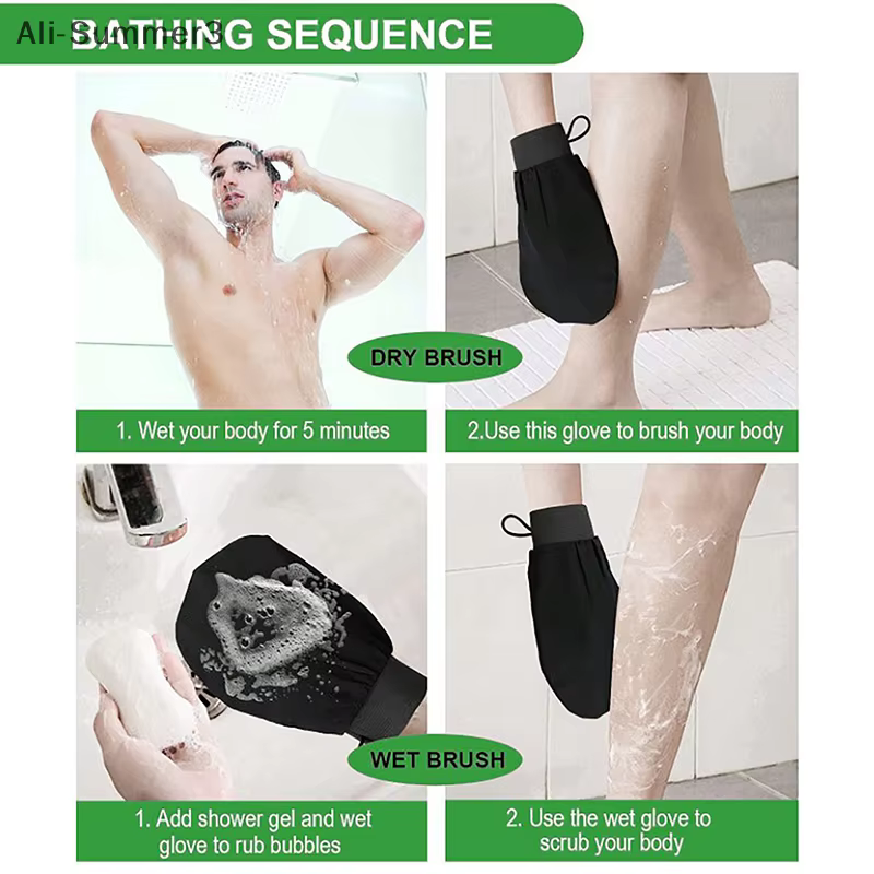 Gant exfoliant de douche marocain