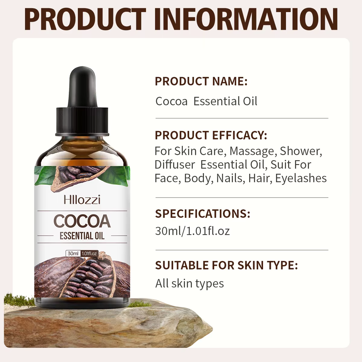 Huile essentielle de cacao