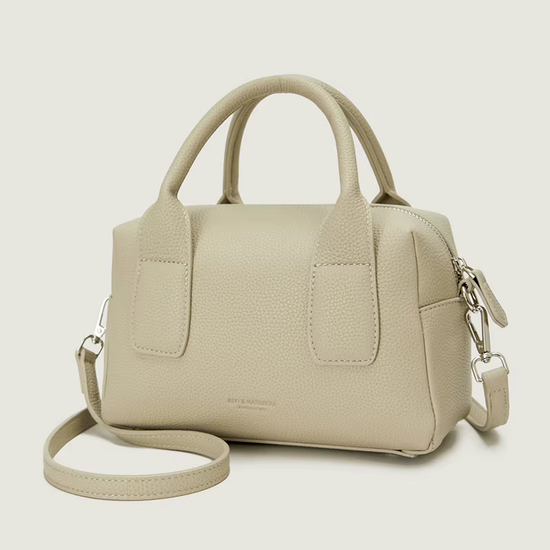 Mini sac Boston pour femme, sac à main à bandoulière simple en Pu, petit sac carré, disponible en trois couleurs, léger et polyvalent