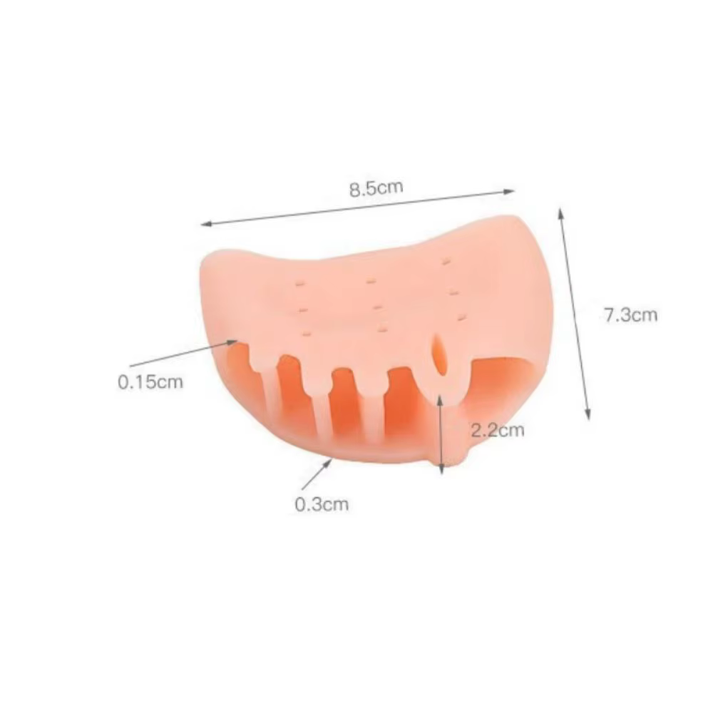 Coussinets séparateurs en silicone pour pieds