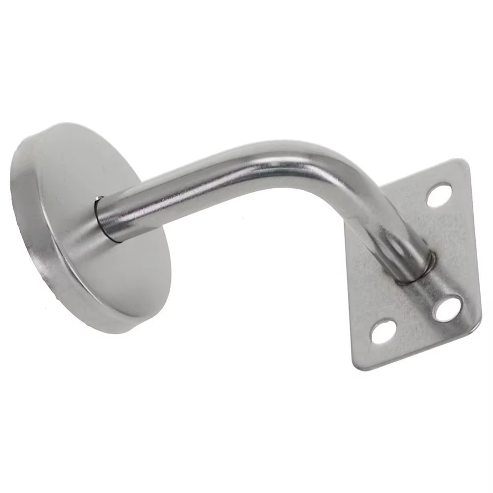 Support mural pour main courante en acier inoxydable, 60x60mm, support de main courante, garde-corps d'escalier, accessoires de décoration pour la maison, 1 pièce