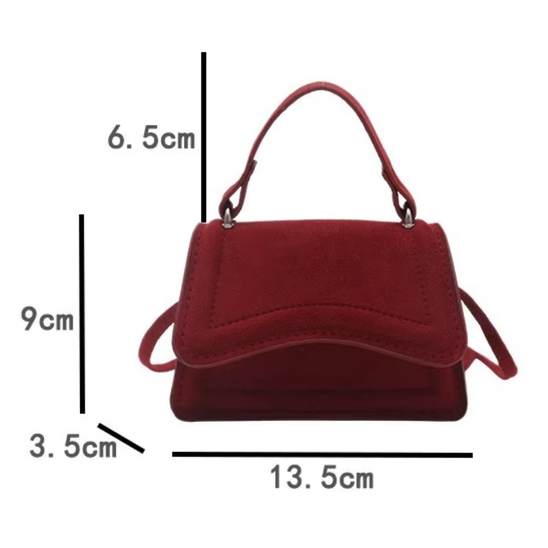 Mode Mini sac à bandoulière pour femmes de haute qualité sac à bandoulière pour femmes couleur unie Simple sac à main décontracté automne hiver nouveau
