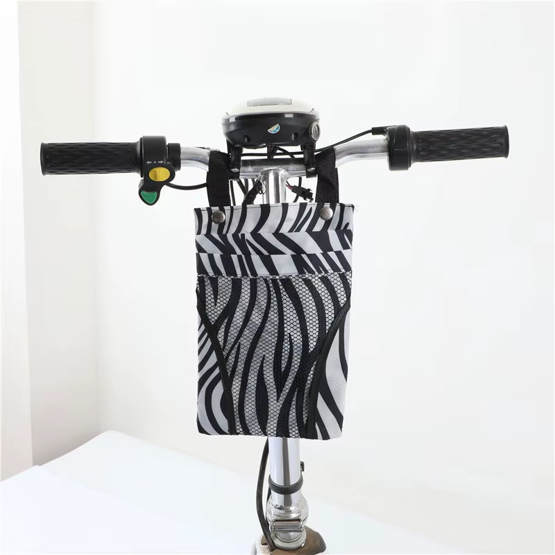 Sac de rangement de vélo, panier détachable, poignée avant, poche de grande capacité, sac de téléphone portable pour moto, accessoire