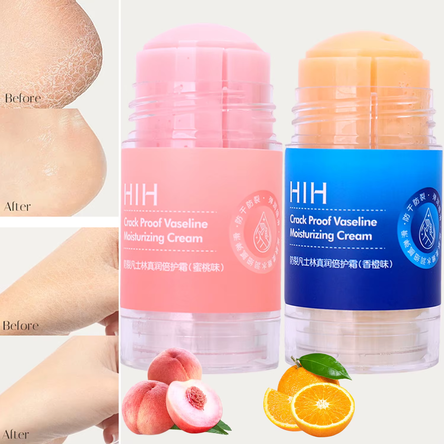 Bâton de crème Anti-fissuration pour les pieds
