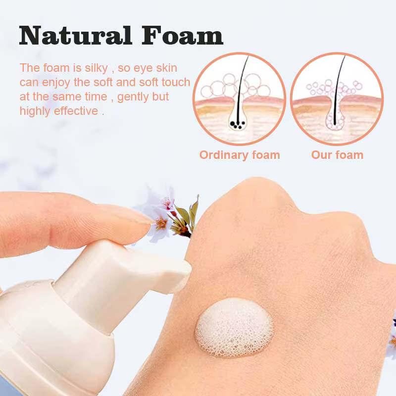 Shampoing mousse super concentré pour cils
